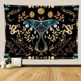 thumbnail image 2 of Tapiz de pared con diseño de mariposas, microtela, 150 x 130 cm, estética ambiental, 2 of 2