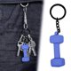 thumbnail image 2 of Llavero con mini mancuernas Kojanyu,colgante de goma suave para fitness para entusiastas del gimnasio,abalorio para mochila,accesorio colgante para regalo de entrenamiento, 2 of 9