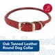 thumbnail image 2 of Collar para perro Coastal Circle T de cuero rojo 2,5 cm x 56 cm, 2 of 8