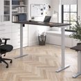 thumbnail image 1 of Scranton & Co Engineered Wood 72W Adjustable Standing Desk in Storm Gray, 1 of 7