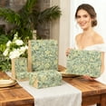 thumbnail image 7 of Vintage Floral Green Tissue Paper - Natural Retro Party Decor & Gift Wrapping Supplies, 7 of 7