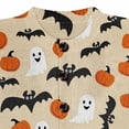 thumbnail image 7 of longantii Womens Halloween Cardigan Sweaters Pumpkin Ghost Witch Print Knit Cardigans Button Up Fall Winter Warm Cable Knit Sweater Coats Yellow 3XL, 7 of 7