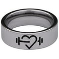 thumbnail image 4 of Fitness Tungsten Carbide Ring, 4 of 9