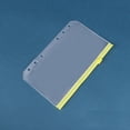 thumbnail image 1 of 24 Unidades A6, Bolsillo para Carpeta de 6 Orificios, Sobres Económicos de PVC Impermeables, Bolsas para Carpetas con Cremallera para Cuaderno, Planificador, Carpetas de Viaje, 1 of 5