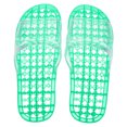 thumbnail image 1 of MasteelfCA 1 Pair of Crystal Massaging Hollowed-out Draining Bathroom Slippers for Home, 1 of 7