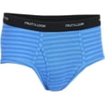 thumbnail image 3 of Fruit of the Loom Men's Fashion Briefs 12-Pack Value MYSTERY COLORS Cotton Waistbands Vary 2X-Large, 3 of 9