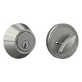 thumbnail image 3 of First Secure by Schlage Single Cylinder Deadbolt in Satin Stainless Steel, 3 of 10