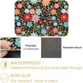 thumbnail image 3 of Colorful Embroidery Flowers Dish Drying Mats Super Absorbent Dish Drainer Rack Pad Non-Slip Drying Mat for Kitchen Counter, 24"x16", 3 of 7