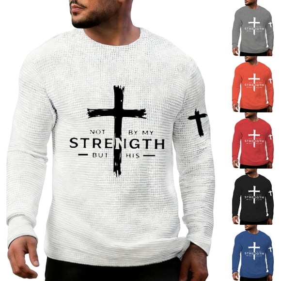 Migroa T-Shirt à Manches Longues Imprimé pour Hommes Style Ski - Tissu Tricoté Thermique, Design Sports d'Hiver - Parfait pour les Vacances de Ski, Planche à Neige, Vacances d'Hiver, Sports par Temps Froid