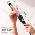 thumbnail image 4 of Rotating Curling Iron 1.25 Inch Automatic Curling Wand for Waves; Tourmaline Ceramic Self Curler with 2 Rotating Speed, 11 Adjustable Temperature, 4 of 5