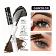 thumbnail image 4 of SDOHIG Black Double Effect Mascara, Volumizing and Lengthening, Intense Carbon Black Color, Smudge-Proof, Long-Lasting Curl, Model 101, 4 of 7