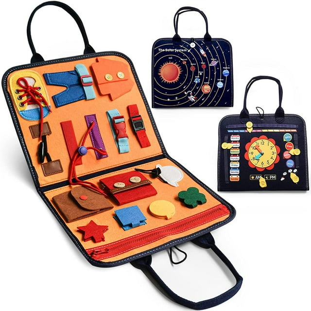 Activity book for children 1 2 3 years old, Montessori toy for toddlers, basic activity book, quiet book, educational