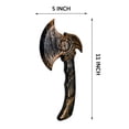 thumbnail image 2 of SeasonsTrading Medieval Warrior Viking Axe - Cosplay Halloween Fake Prop Weapon Accessory, 2 of 3