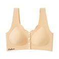 thumbnail image 2 of Bixock Plus Size Bra for Women Push Up Bra Wireless Bra Floral Lace Thin Side Coverage Abjustable Straps Women Under Wear, 2 of 6