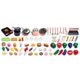 thumbnail image 2 of Juguetes de cocina Accesorios Utensilios de cocina Juguete Juego de simulación Juguete Regalo de aprendizaje Comida 86 piezas, 2 of 9