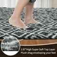 thumbnail image 3 of Sanmadrola Area Rugs for Bedroom, Fluffy Tie-Dye Gray Shaggy Soft Area Rug, Non-Slip Indoor Floor Carpet for Living Room, Kids Baby Boys Teen Dorm Home Decor Aesthetic, Nursery, 5.2x6.5 Feet, 3 of 7