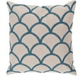 thumbnail image 2 of Surya Surya Pillows Area Rug COM010 Sunshine Yellow/Peach Cream Embroidered Scales 22" x 22" Square, 2 of 4