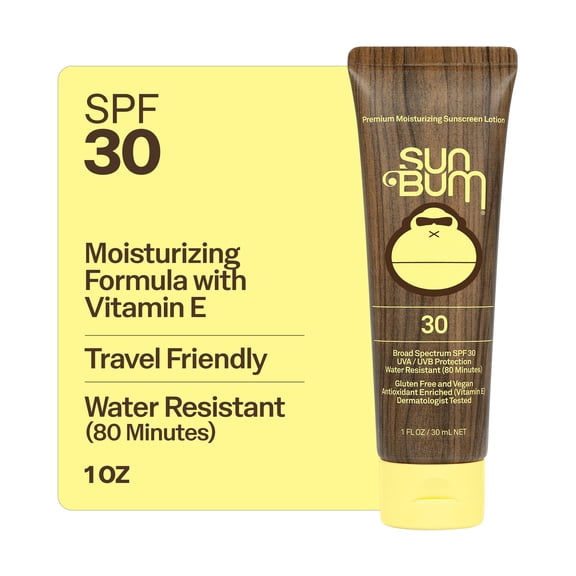 Sun Bum Moisturizing Sunscreen Lotion, SPF 30, 1 fl oz
