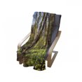 thumbnail image 4 of Nature Soft Flannel Fleece Blanket, Spring Forest Flower Field and Trees Dreamy Eco in Sunny Open Sky Landscape, Cozy Plush for Indoor and Outdoor Use, 70" x 90", Yellow Blue Brown, by Ambesonne, 4 of 6