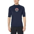 thumbnail image 2 of Kanu Surf Men's Mercury UPF 50+ Short Sleeve Sun Protective Rashguard Swim Shirt Large Avalon Navy, 2 of 4