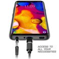 thumbnail image 4 of LG V40 ThinQ Case, Kaesar Hybrid Dual Layer Slim Bling Glitter Sparkle Graphic Shockproof Impact Resistant Protective Cover Case for LG V40 ThinQ (Black Marble Mandala), 4 of 5