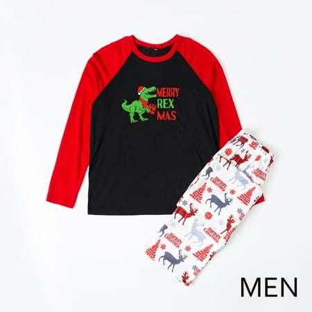 

Matching Family Christmas Pajamas Set Men Daddy Print Blouse Tops And Pants Xmas Family Pajamas Loungewear Sleepwear