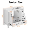 thumbnail image 6 of Eclife 36-Inch Bathroom Vanity Base Only without Sink Top, 6 of 11
