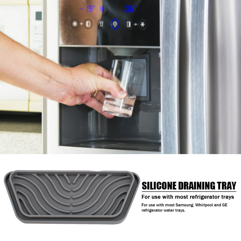 Silicone Refrigerator Drip Tray Fridge Drip Catcher Cuttable Water