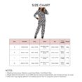thumbnail image 5 of Tracksuit Set Round Neck Various Specifications Long Sleeve Soft Breathable Colored Pajamas Set for Home Men Women 8409 M, 5 of 5