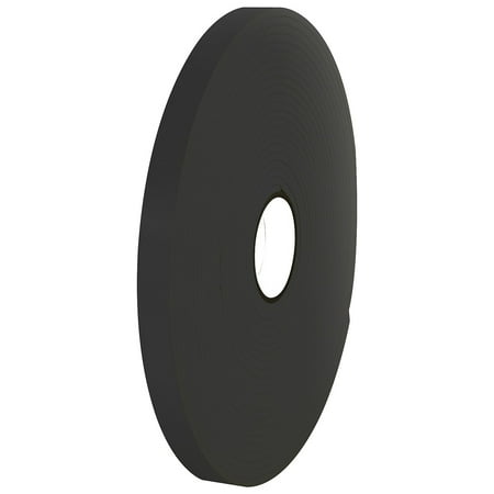 UPC: 0848109022819 | Tape Logic 1 in. x 36 yards 0.062 in. Black Thick Polyethylene Double Sided Foam Tape – Pack of 2
