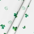 thumbnail image 5 of St. Patrick''s Day Rectangular Tablecloth 52×70 Inch, Buffalo Plaid Shamrock Trucks Washable Table Cover for Party Picnic Dinner Decor, 5 of 6