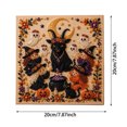 thumbnail image 2 of Halloween Ghost Pearl Art DIY Kit 3D Pearl Bead Painting Set for Adults with Canvas and Frame Spooky Cute Handmade Craft DIY Halloween Wall Art Decor Beginner Seasonal Party Gift, 2 of 4