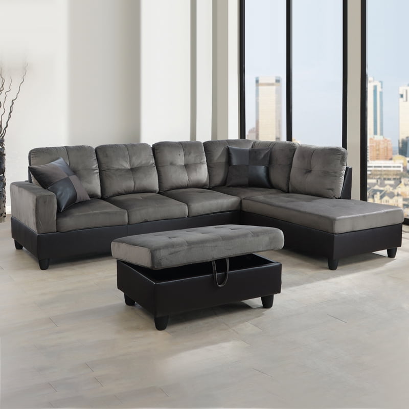 Hommoo Sectional Sofa Free Combination Sectional Couch, L Shaped