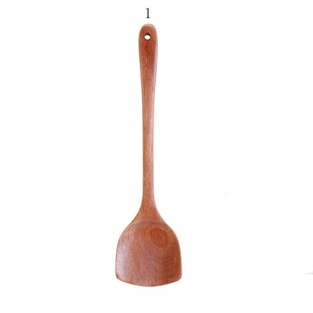 

Healthy High Temperature Resistance Wood Accessories Mold Proof Utensil Set Spatula Tableware Set Spoon