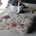 thumbnail image 6 of Natural Fishing Net Wall Decor with Sea Shells for Home Bedroom Mediterranean Style Decoration and Beach Theme Party Wedding Decoration, 6 of 7