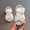 M-White, variant on Kcodviy Leather Shoes Boys Perform Size 3 Girls Sandals Children Student Baby Style Toddler Sandals Jelly Casual British Toddler Boy's Kids Flip Flops Shoes