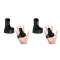 thumbnail image 3 of QualitChoice Fingers Splint Brace Simple Protective Gear Hands Stabilization Protector Adjustable Trigger Support Corrector Stabilizer Tool Black 2Set, 3 of 6