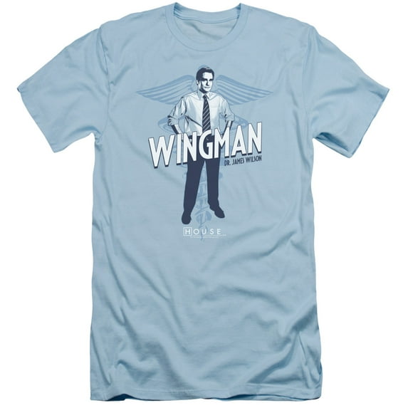 House Wingman Adult 30/1 T-Shirt Light Blue