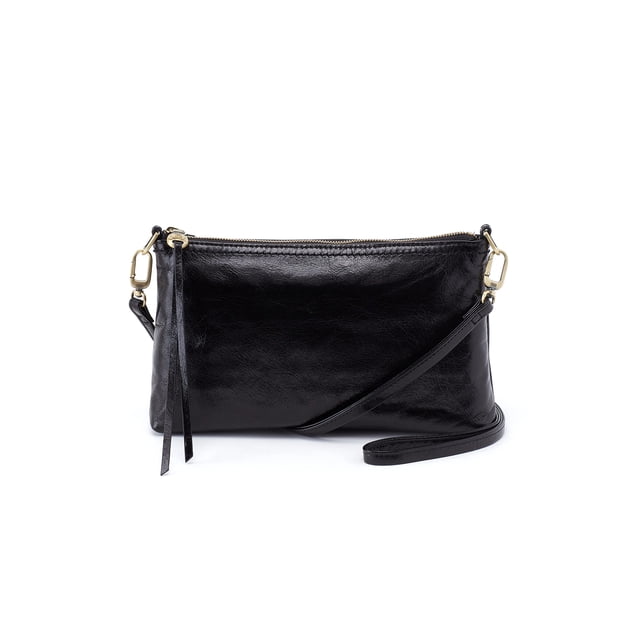 Bolso Cruzado Convertible de Cuero HOBO Darcy Negro
