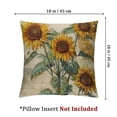 thumbnail image 4 of nygtbtfer Set of 2 Decorative Throw Pillow Plant Square Pillow Cases Sofa Home Bed Decor White, 4 of 7