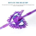 thumbnail image 3 of Telescopic Mini Microfiber Mop 180° Rotatable Cleaning Mop Adjustable Triangle Dust Mop Extendable Handle for Home Kitchen Bathroom Floor Wall Ceiling Bed Bottom, 3 of 4