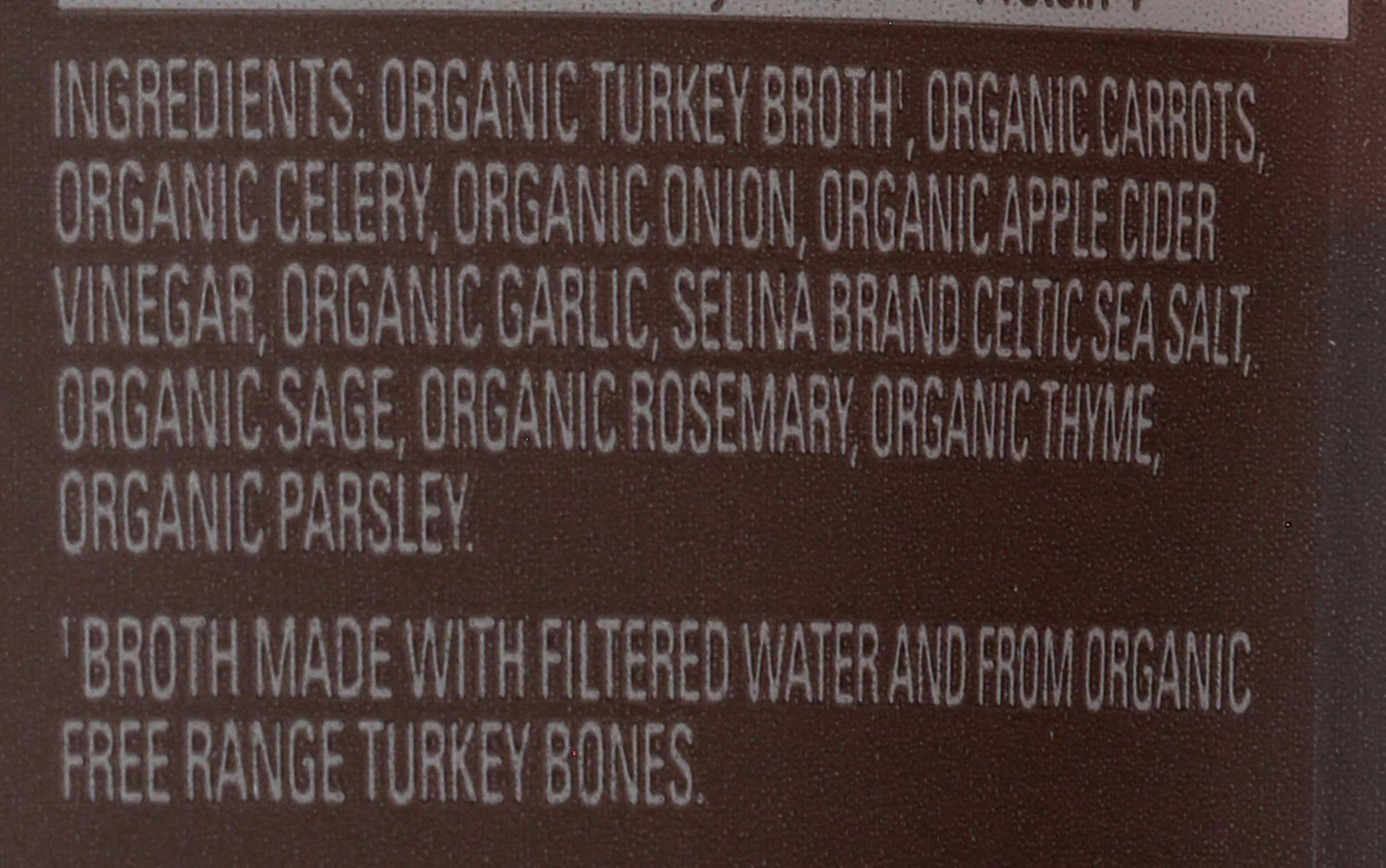 Bonafide Provisions Organic Turkey Bone Broth, 24 Fluid Ounce -- 6 per Case.