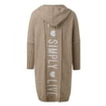 thumbnail image 5 of Simply Live 2022 Long Woman Letter Hoodie Knit Sweater Custom Cardigan Casual Light Cardigans for Women Summer Oatmeal Cardigan Sweaters for Women Sweater for Women Sweat Coat for Women Women Long, 5 of 5