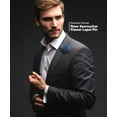 thumbnail image 6 of Vittorio Vico Men's Formal Solid Rose Seersucker Flower Lapel Pin: Flower Pin Suit Accessories Pins for Suit or Tuxedo, 6 of 7