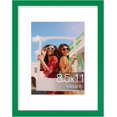 thumbnail image 1 of Vittanly Diploma Frame, Premium Material with Shatter Resistant Plexiglass, Display Pictures 6x8 with Mat or 8.5x11 without Mat, 8.5x11 Picture Frame for Wall or Table Top Display, Green, 1 Pack, 1 of 6