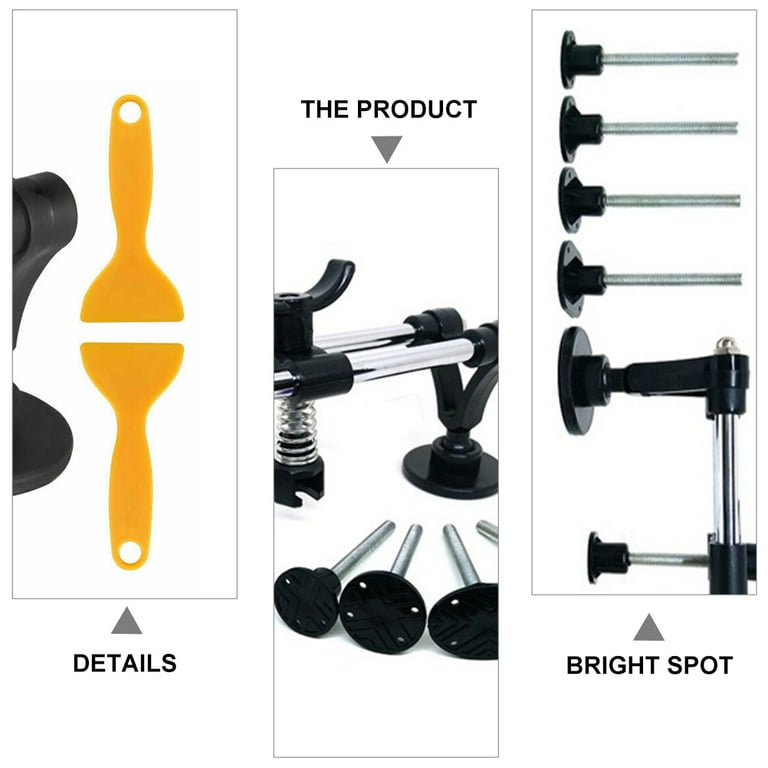 1 Set Car Body Paintless Dent Repair Tool Dent Puller Set with Puller Tabs