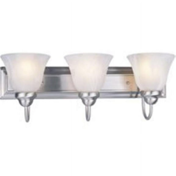 3 Light Bath Vanity In Art Moderne Style 24 Inches Wide By 9 Inches High Z-Lite 311-3V-Bn