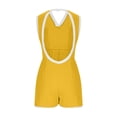 thumbnail image 6 of YTCAMLO Athletic Rompers for Women Summer Baggy Sleeveless V Neck High Waisted Workout Jumpsuits Backless Quick Dry Gym Yoga Clothes, Yellow S, 6 of 7