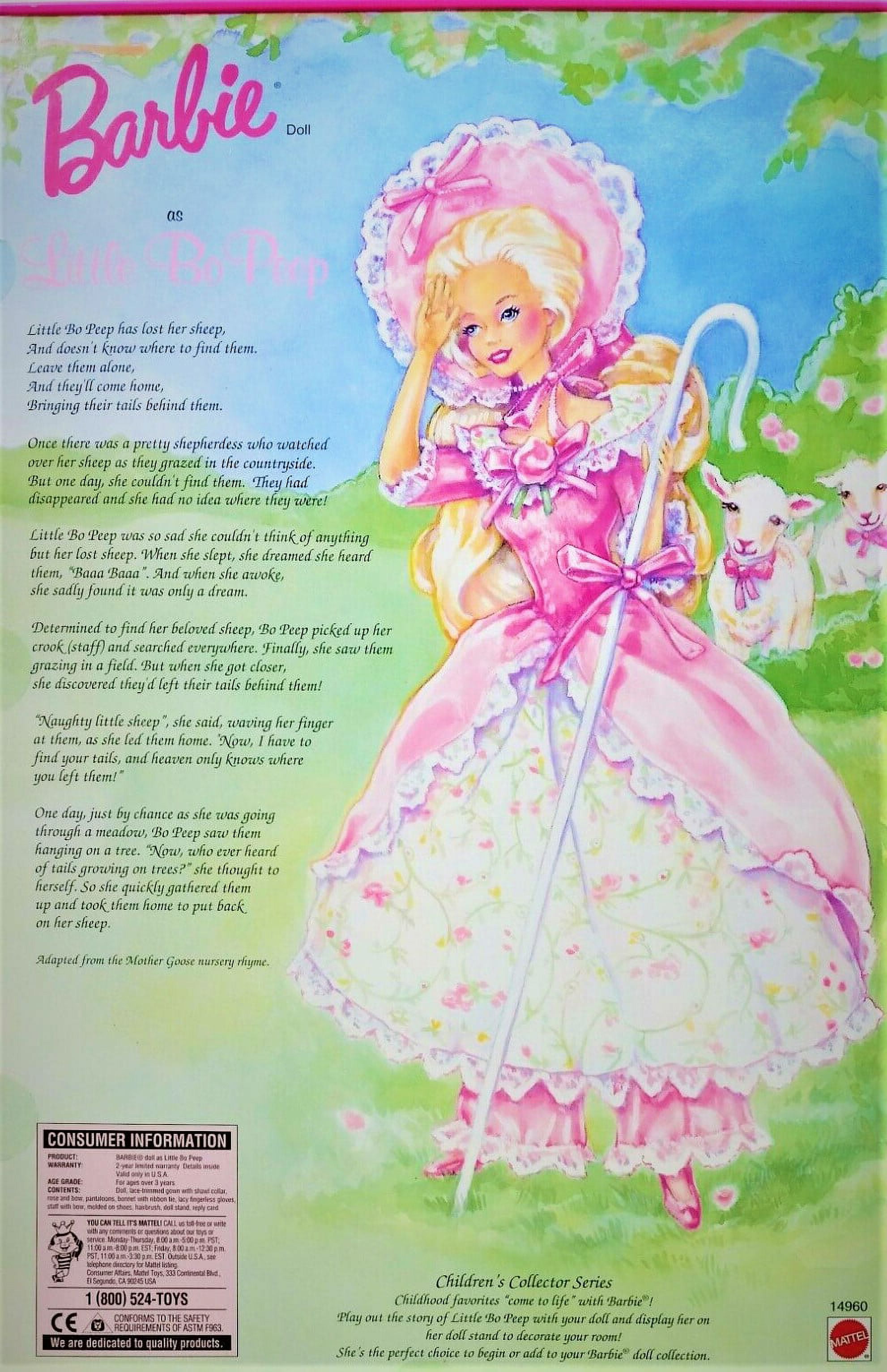 Barbie as Little Bo Peep Children s Collector Series Doll 1995 Mattel 14960