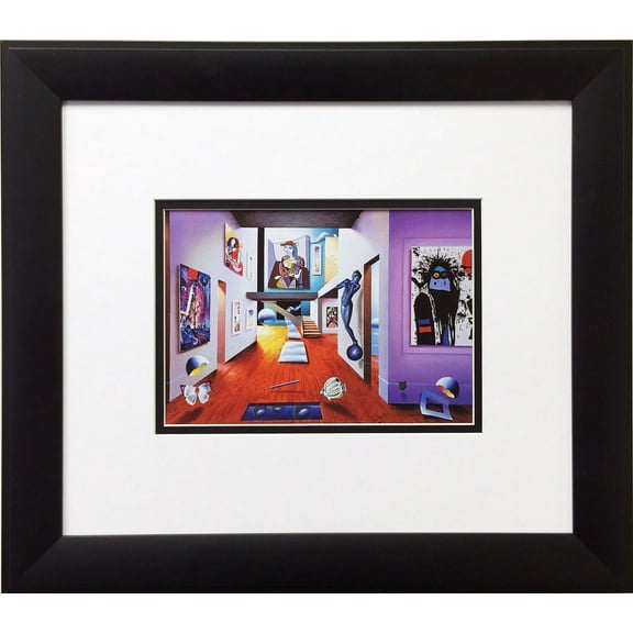 FERJO "The Gallery" Custom Framed Art Print Surrealism Miro Picasso Chagall OOP Generic